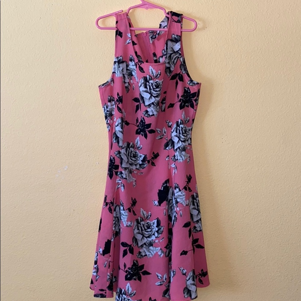 Pink floral H&M Divided Dress